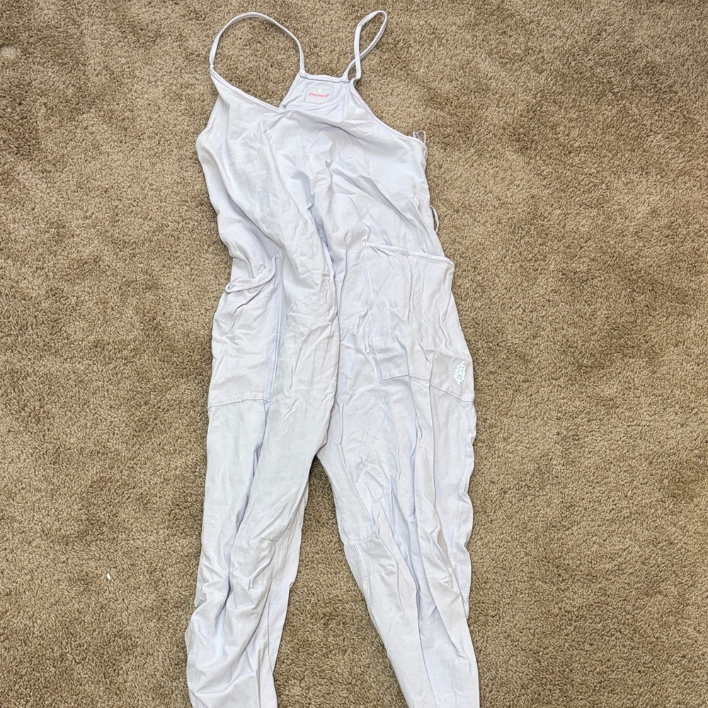 Light Purple hot shot Jumpsuit with Spaghetti Straps